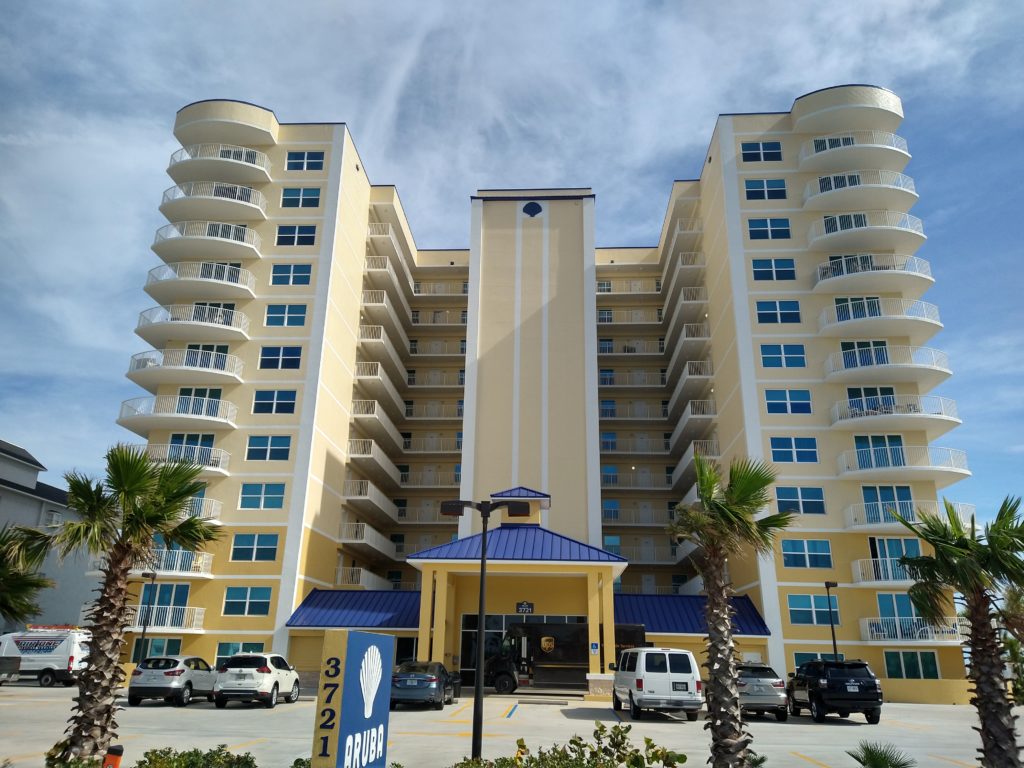 Aruba Condominiums Daytona Beach Shores.