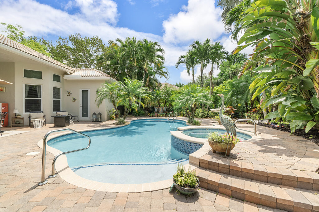 7080 Nw 70th Manor Parkland FL 33067 outside swimming pool area.